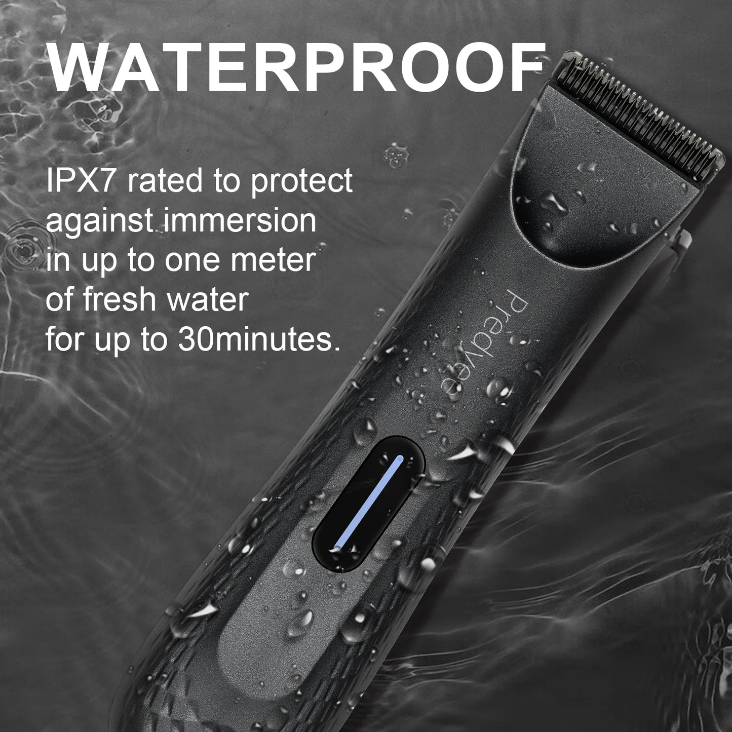 Electric Groin & Body Hair Trimmer for Men – Waterproof