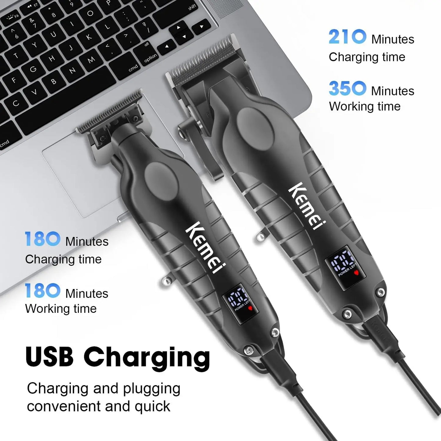 Kemei Hair Clipper Kit for Men
