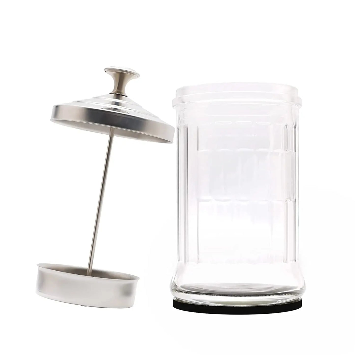 Barber Disinfectant Jar – Glass Sterilization Canister