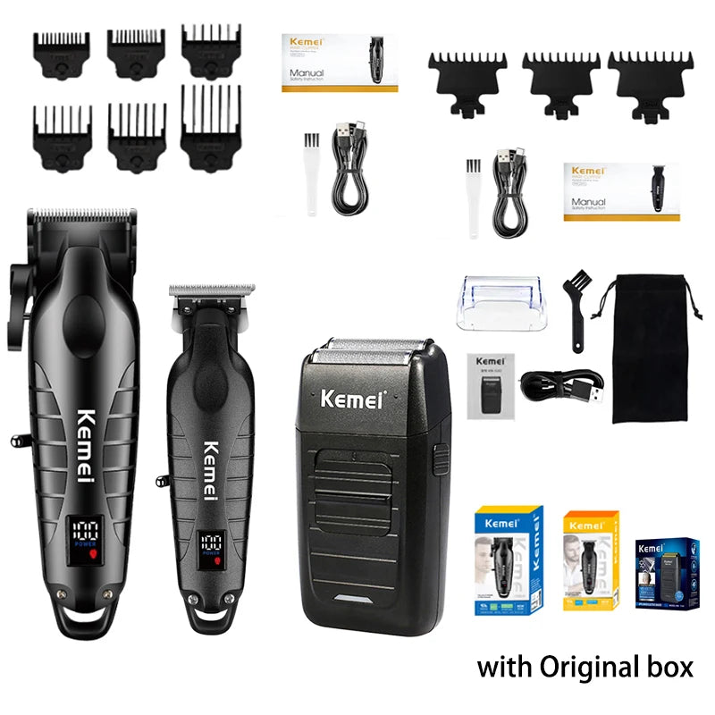 Kemei Hair Clipper Kit for Men