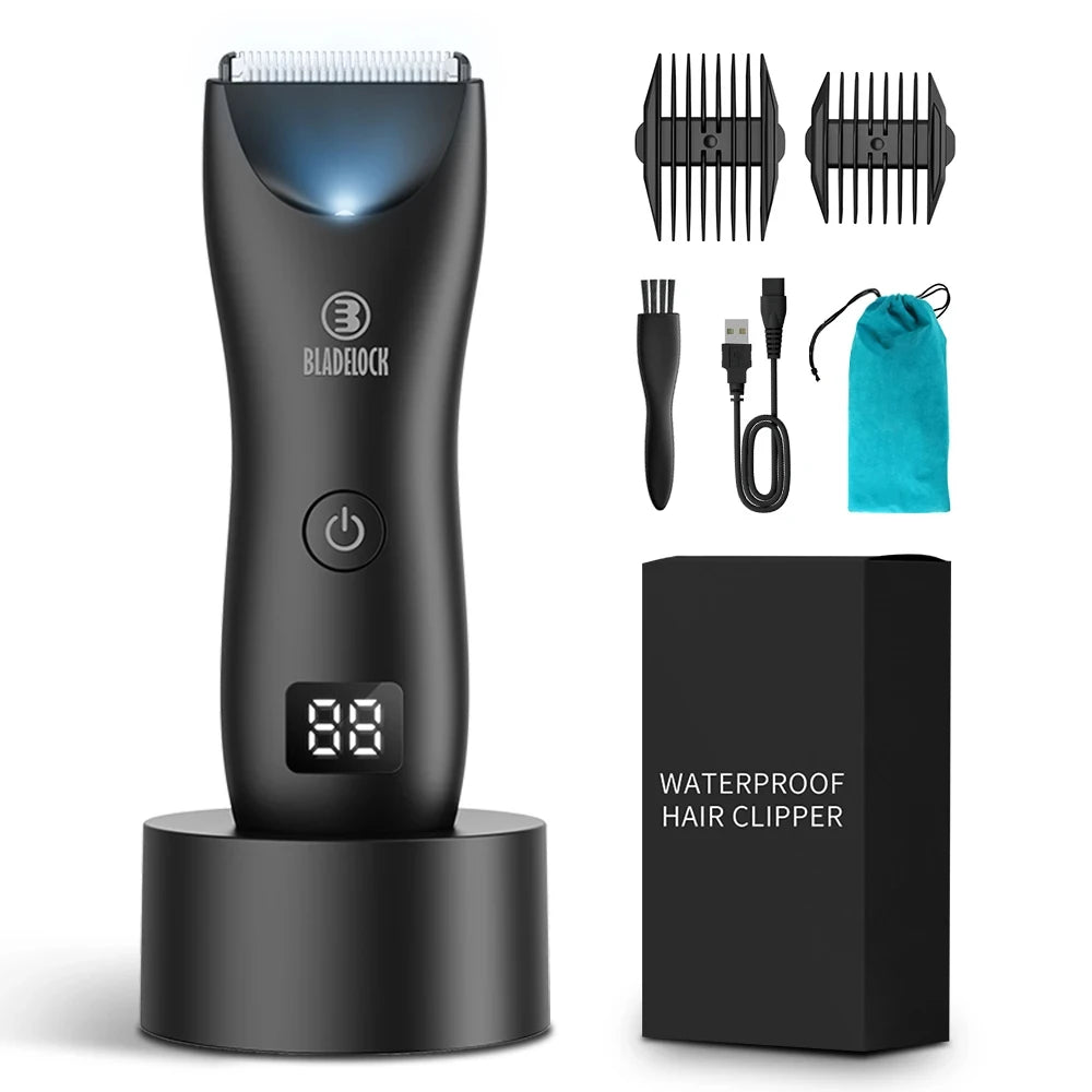Professional Groin Body Hair Trimmer - Ball Shaver for Men