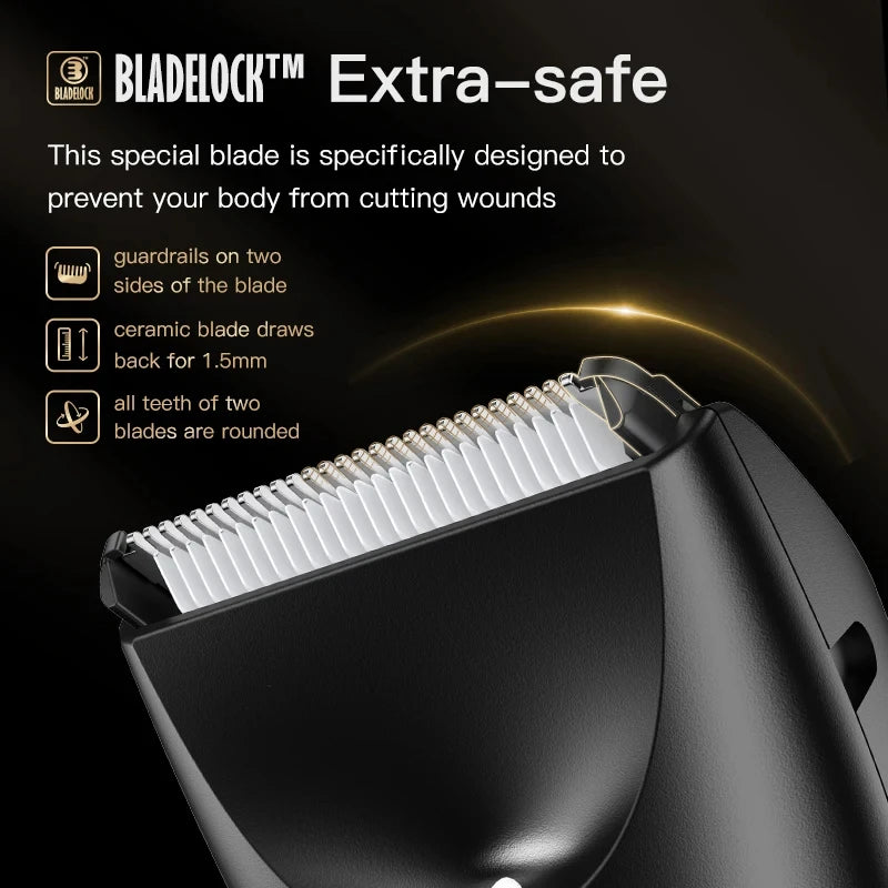 Professional Groin Body Hair Trimmer - Ball Shaver for Men
