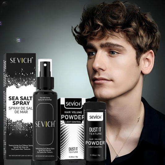 Sea Salt Spray & Hair Volume Powder for Texture & Hold