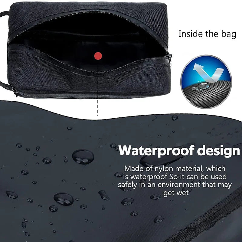 Travel Men's Toiletry Bag – Waterproof and Spacious Organizer!