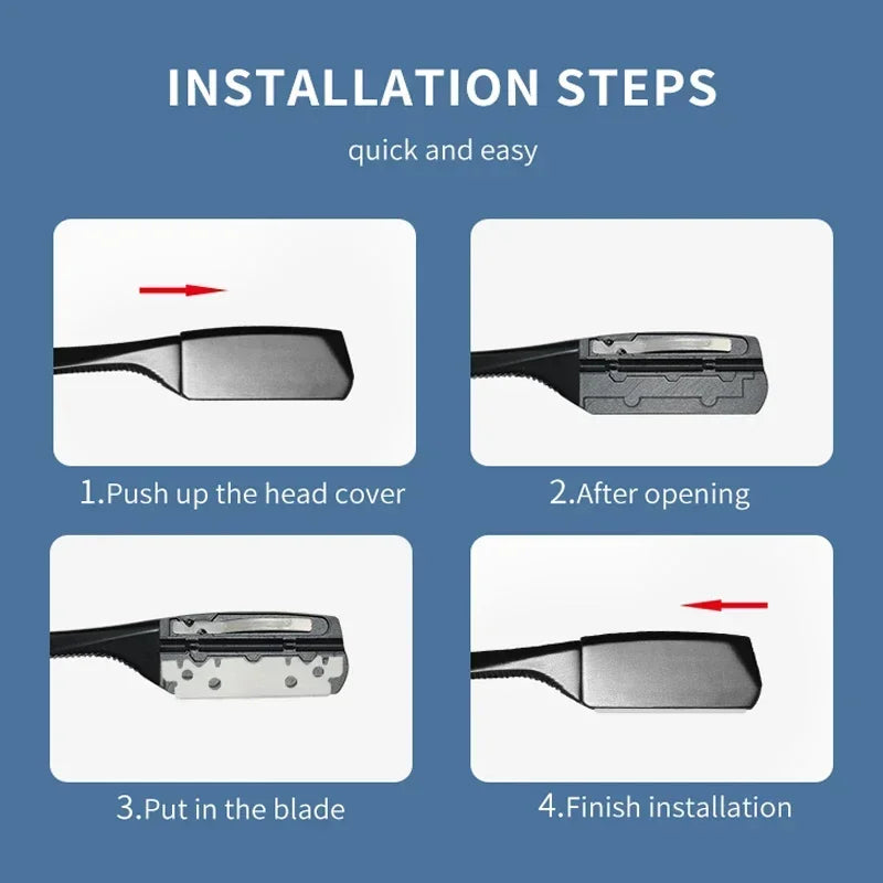 Professional Barber Straight Edge Shaving Razor