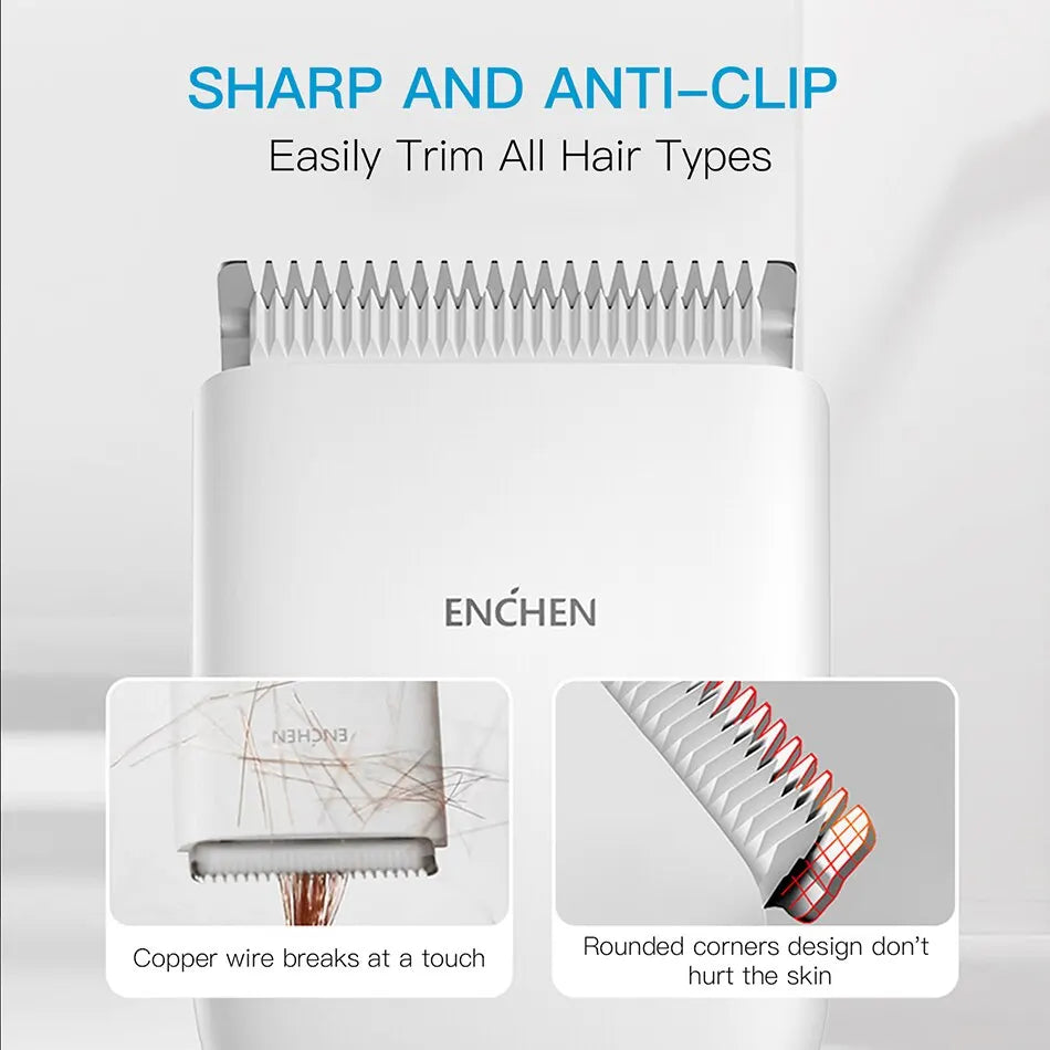 ENCHEN Boost Electric Hair Clipper | Cordless & Fast