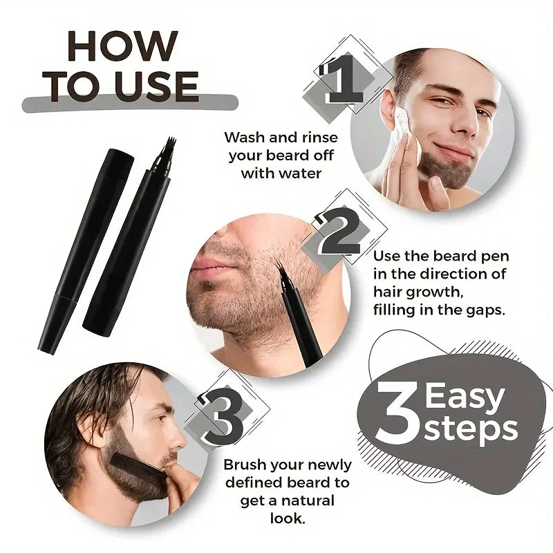 Hot Sale Beard Filling Pen Kit – Instantly Thicker